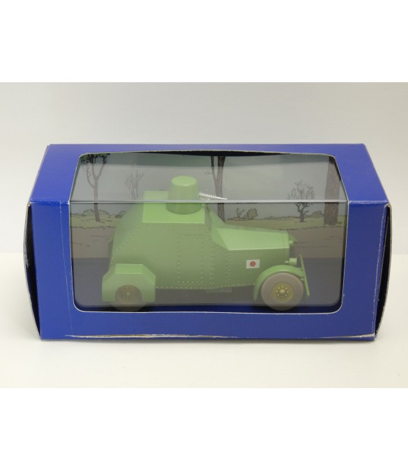 Voiture TINTIN L'automitrailleuse blindée du Lotus bleu