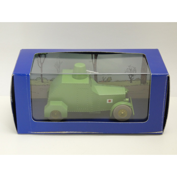 TINTIN car The blue Lotus armored machine