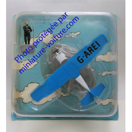 L'avion Bleu de Muller Tintin L'Île Noire