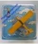 The yellow biplane Tintin in Congo
