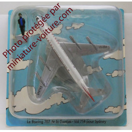 L'avion Tintin Boeing 707 de la Qantas Vol 714 pour Sydney
