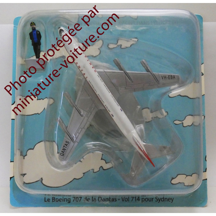 The Tintin Boeing 707 aircraft of Qantas Vol 714 for Sydney