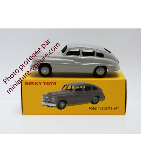 DINKY TOYS ATLAS FORD VEDETTE 49 - Bleu Marine, échelle 1/43, Ref 24Q, Boîte D'origine