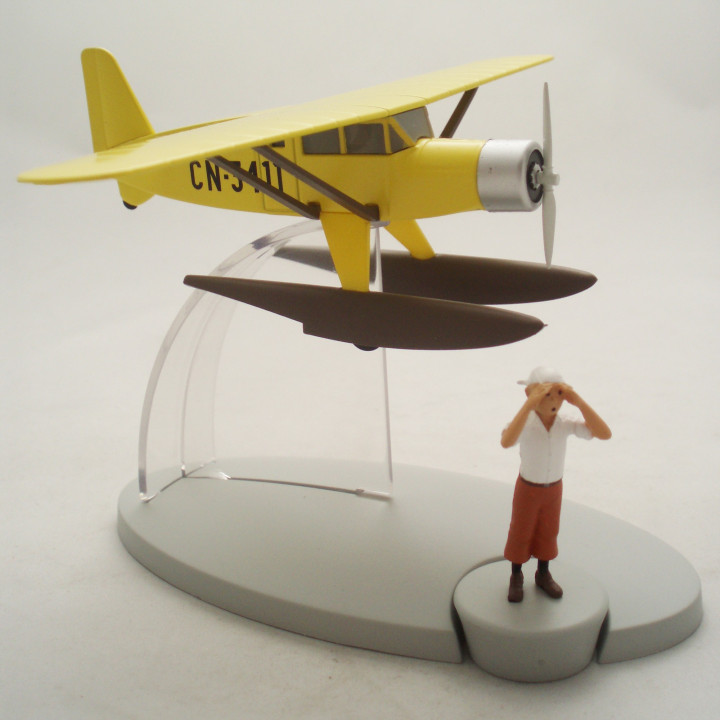 Hydravion Tintin avion BELLANCA 31-42 PACEMAKER