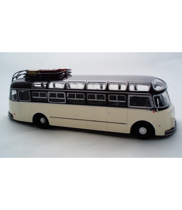Autocar / Autobus Solido Démontable - Rouge Métal - échelle 9 Cm