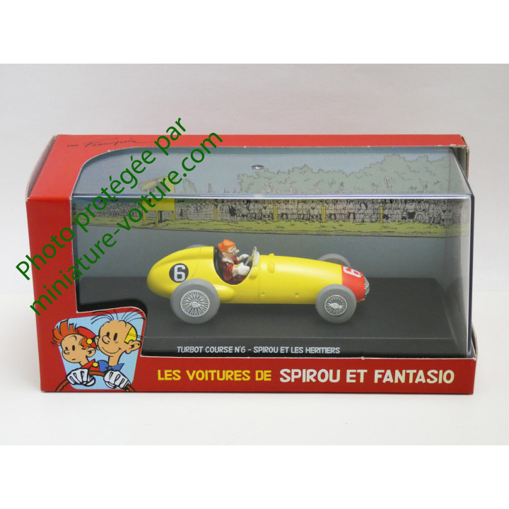 Voiture Spirou Turbot course N°6 Spirou et les héritiers