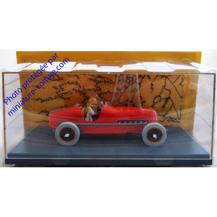Voiture miniature Voiture TINTIN Le Bolide Rouge Amilcar
