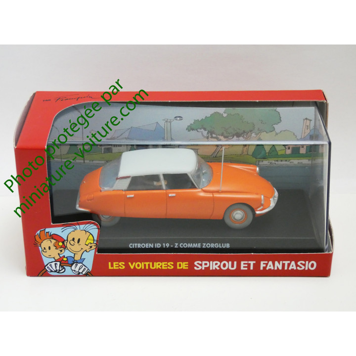 Voiture Citroen ID 19 Spirou Z comme Zorglub