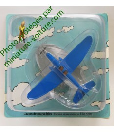 L'avion de course bleu L'Île noire
