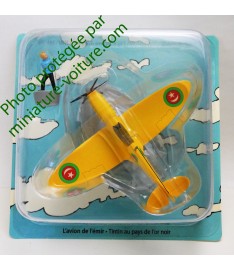 Emir Tintin's plane to the country of black gold