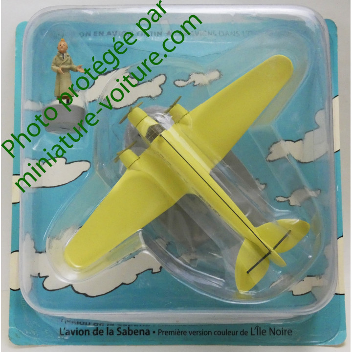 The Sabena plane in Black Island