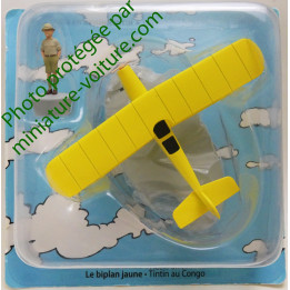 Il biplano giallo Tintin in Congo