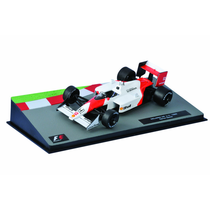 Voiture miniature F1 McLaren MP 4/4 Ayrton SENNA 1988