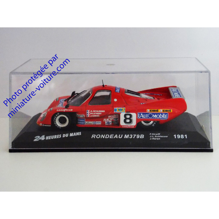 Voiture miniature IXO 24h du Mans RONDEAU M379B 1981