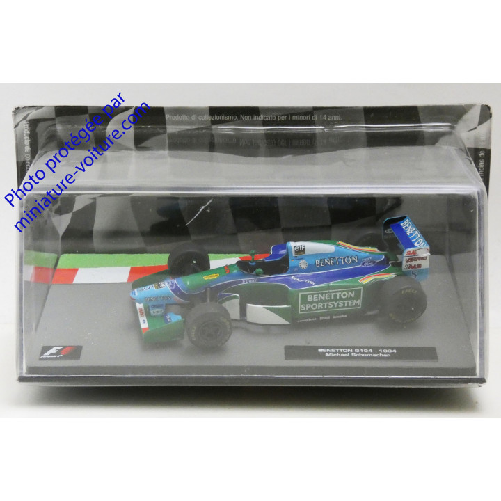 Voiture miniature F1 Benetton B194 1994 Michael Schumacher