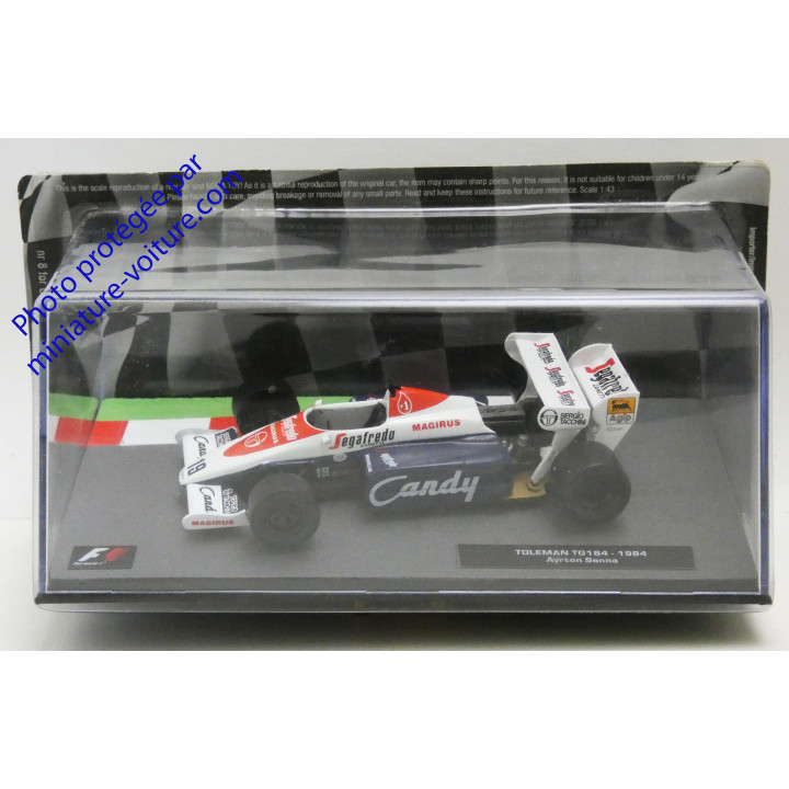 F1 Toleman TG184 1984 Ayrton Senna