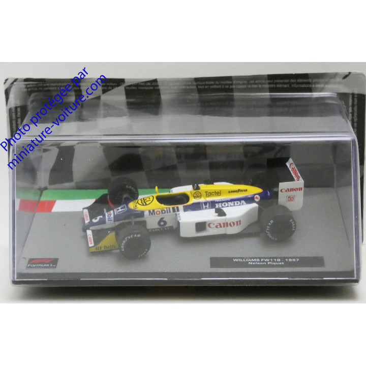F1 Williams FW11 1987 Nelson Piquet