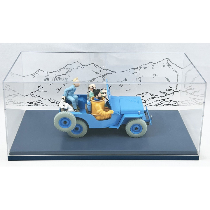 TINTIN Car The Blue Jeep Destination Moon