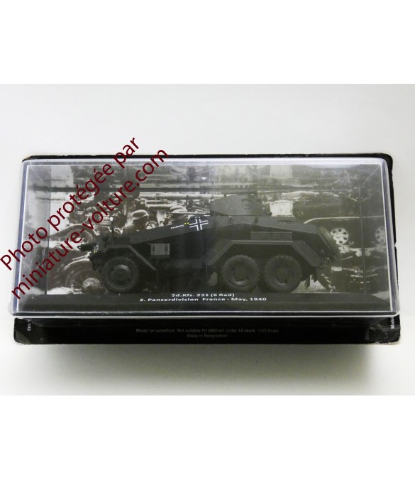 Blindé Sd.Kfz. 231 France Mai 1940