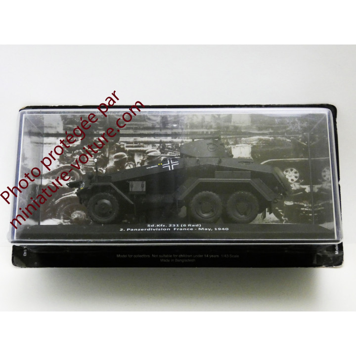 Armored miniature car Sd.Kfz. 231 France May 1940
