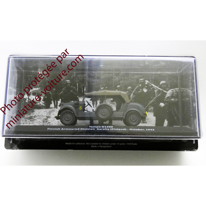 Coche en miniatura G1200 Finlandia División blindada Finlandia 1942