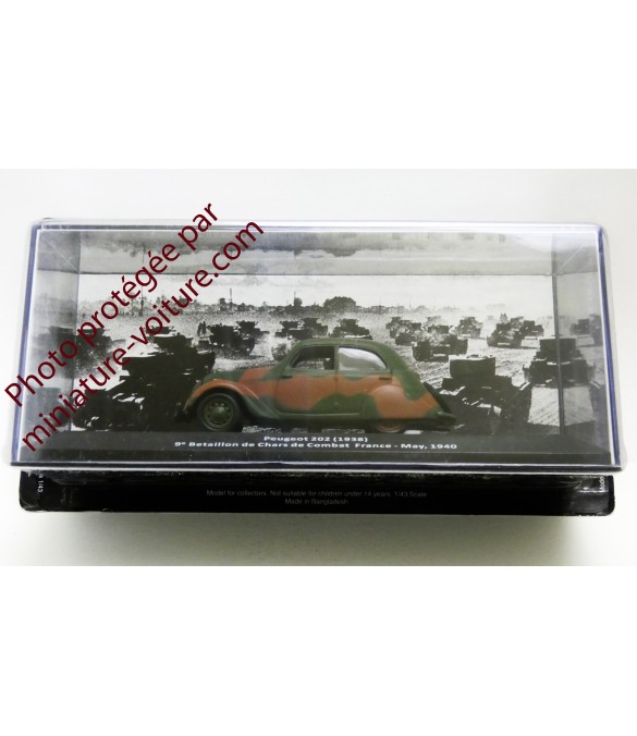 Peugeot 202 Bataillon chars de combat France 1940