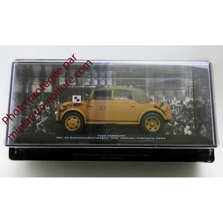 Miniaturauto Typ 1500A / 01kommandeurwagen Tunesien 1943