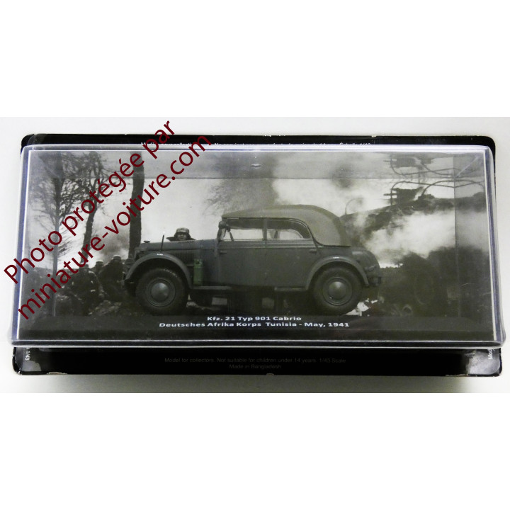 Kfz. 21 Typ 901 Cabrio Afrika Korps Tunisie 1941