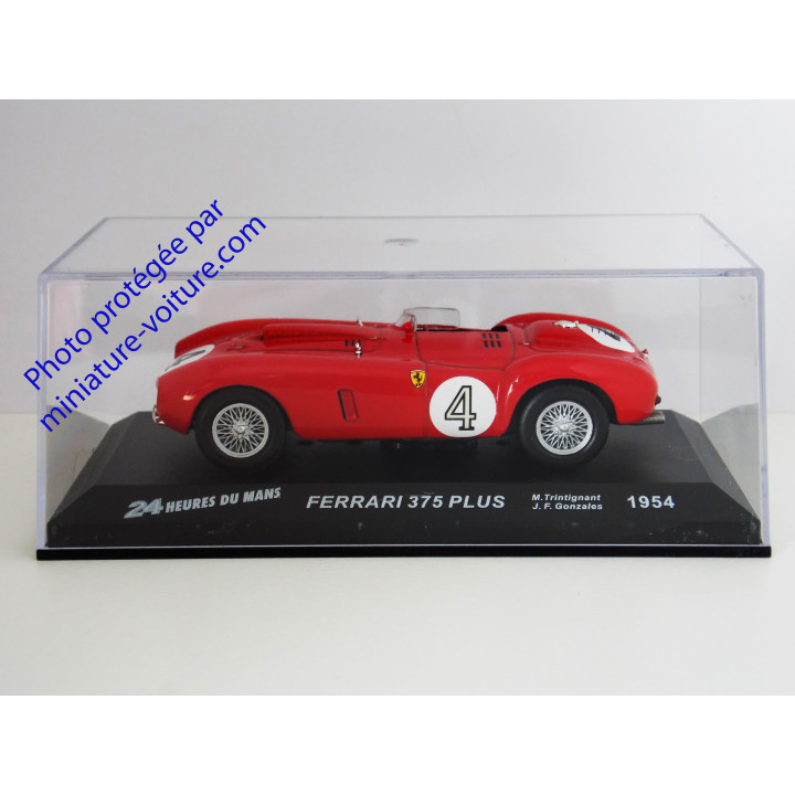 Voiture miniature IXO 24h du Mans Ferrari 375 plus 1954