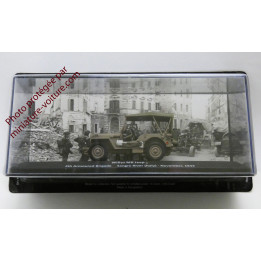 Coche Miniatura Willys MB Jeep Broated Brigade Italia 1943