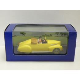 Voiture TINTIN Lincoln Zephyr Cabriolet