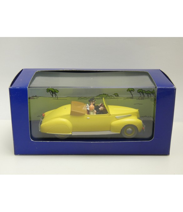 Voiture TINTIN Lincoln Zephyr Cabriolet