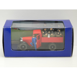Voiture TINTIN Camion de la Police de Chicago