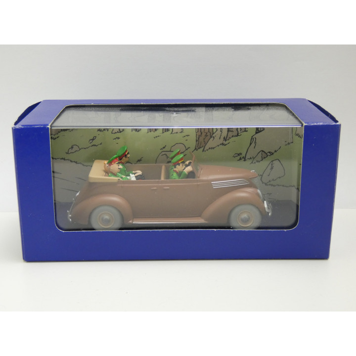 Voiture TINTIN La Ford V8 décapotable